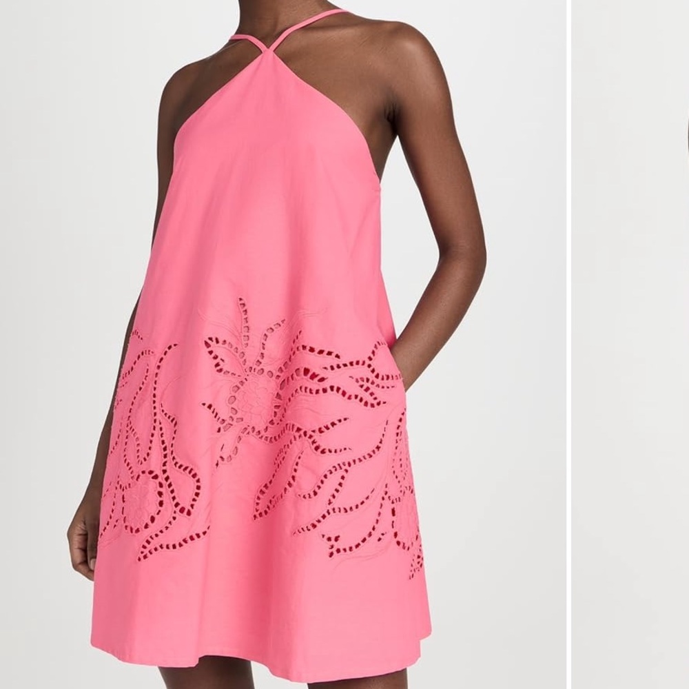 NWT! MINK PINK DARLA BRODERIE MINI DRESS